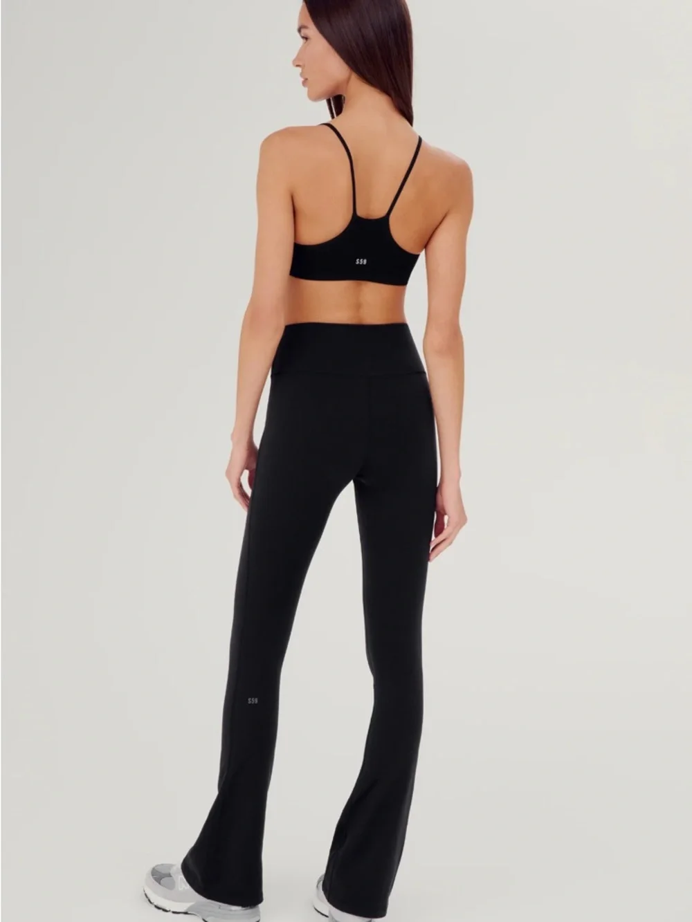 SPLITS59 Raquel High Waist Flared Legging - Black - Picture 4 of 6